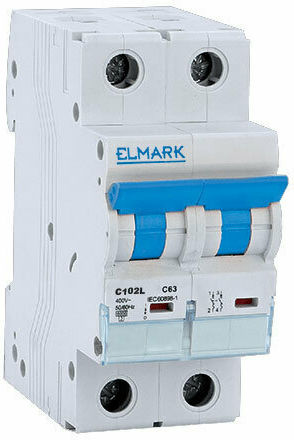 Elmark 2-Poles Automatic Circuit Breaker 16A 41205C