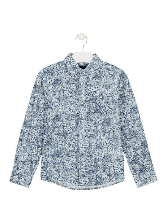 Losan Kids Floral Shirt Blue