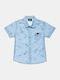 Kids Shirt Short Sleeve Light Blue