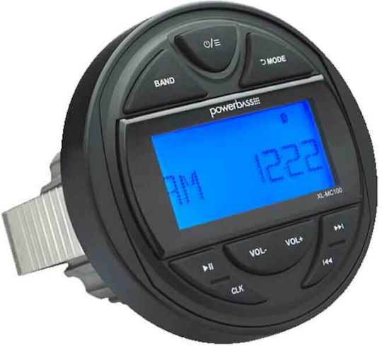PowerBass Sistem audio pentru barci 20W cu AUX / Bluetooth / USB Negru