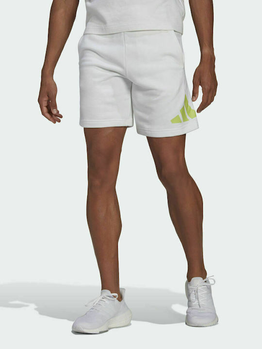 Adidas Future Icons Αθλητική Ανδρική Βερμούδα Λευκή