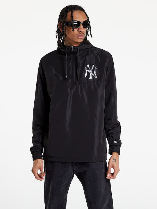 New Era Jacke Winddicht Schwarz