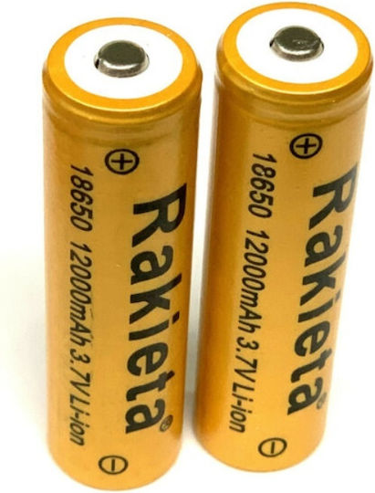 Pairdeer Rakieta Επαναφορτιζόμενες Μπαταρίες 18650 Li-ion 3.7V 2τμχ