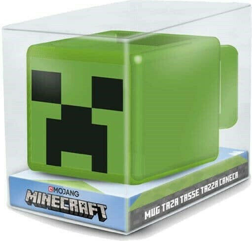 Stor Minecraft 3D Керамична Чаша Зелена 445ml