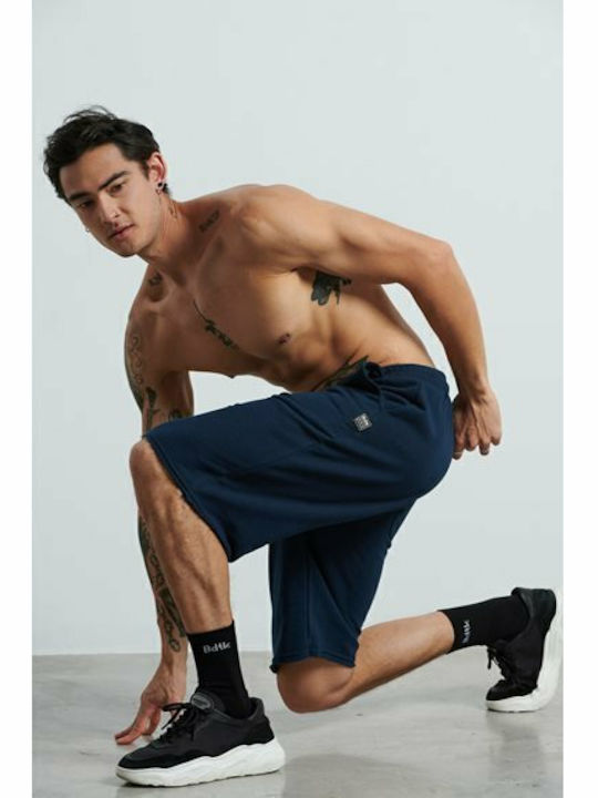 BodyTalk Αθλητική Ανδρική Βερμούδα Navy Μπλε