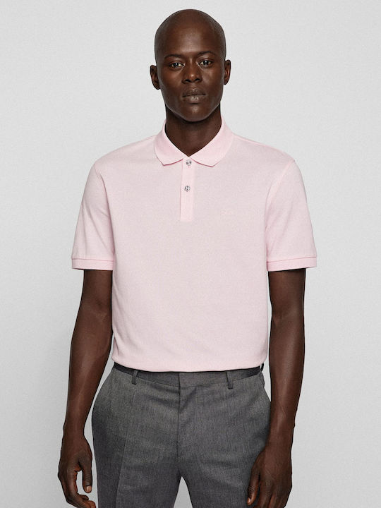 Boss Boss Herrenblusen Kurzarm Polo Rosa