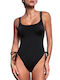 Bluepoint One-Piece Swimsuit with Padding Black