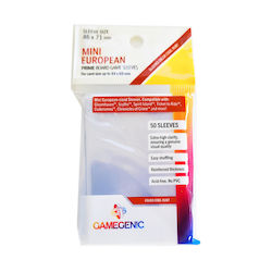 Gamegenic Prime Mini European Card Sleeves 50τμχ Clear