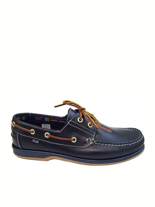 On the Road Δερμάτινα Ανδρικά Boat Shoes σε Μπλ...