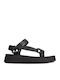 Sandale casual damă Sport în Culoare Negru