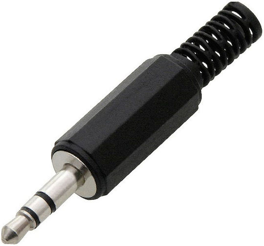 Ștecher Jack de 3,5 mm masculin Negru (DM-1170)
