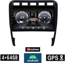 Kirosiwa Car-Audiosystem für Porsche Cayenne 2002-2011 (Bluetooth/USB/AUX/WiFi/GPS/Apple-Carplay/Android-Auto) mit Touchscreen 9"