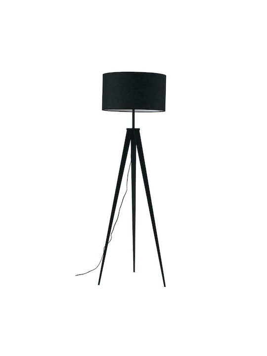 Fan Europe Ibis Vintage Floor Lamp H160xW50cm. with Socket for Bulb E27 Black