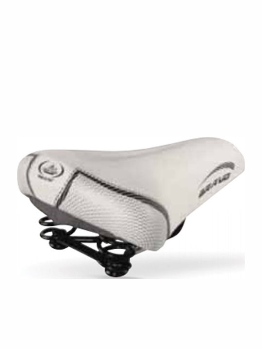 Monte Grappa Bravo Soft Σέλα Ποδηλάτου Λευκή 275 x 180 mm