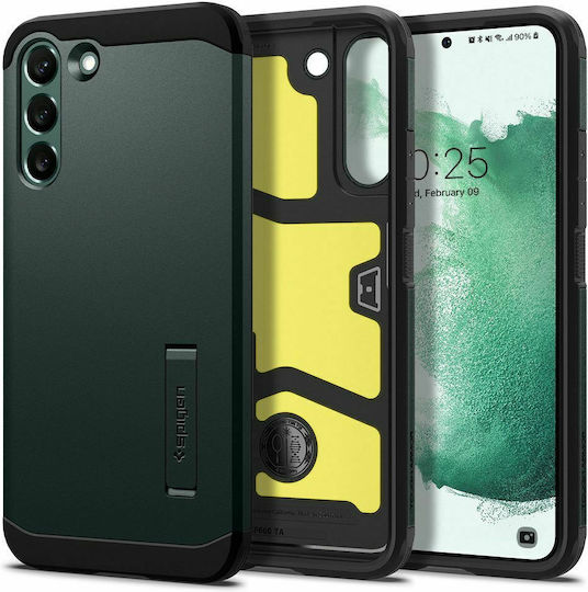 Spigen Tough Armor Umschlag Rückseite Kunststoff 2mm Abyss Green (Galaxy S22+ 5G)