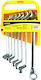 Topmaster Set de 8 Duble Chei poligonale Curbe