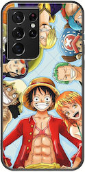 One Piece Samsung Galaxy S21 Ultra Black TPU (Μαύρη Σιλικόνη)