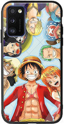 One Piece Samsung Galaxy A41 Groove TPU (Tempered Glass and TPU)