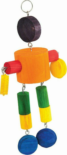Happypet Playtime (Multiwood 4) Zubehör für Papageienkäfige aus Hölzernes 29cm