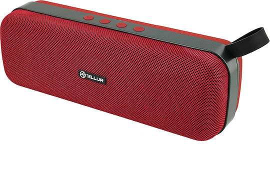 Tellur Loop Bluetooth Speaker 10W with Radio and Battery Life up to 5 hours Red