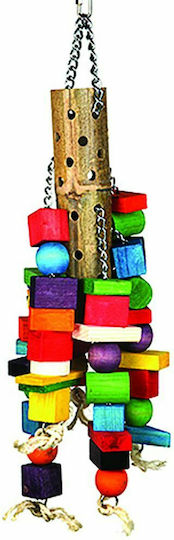 Happypet Bamboo Supersize Wooden Παιχνίδι για Κλουβί Παπαγάλου από Ξύλο 63εκ.
