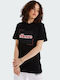 Ellesse Damen Sport T-Shirt Schwarz