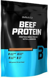 Biotech USA Beef Drink Powder with L-arginine Fără Gluten & Lactoză cu Aromă de Vanilie și scorțișoară 500gr