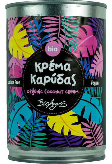Vio Agros Bio-Produkt Mischung für Gebäckcreme mit Geschmack Kokosnuss Kokosnusscreme 400ml