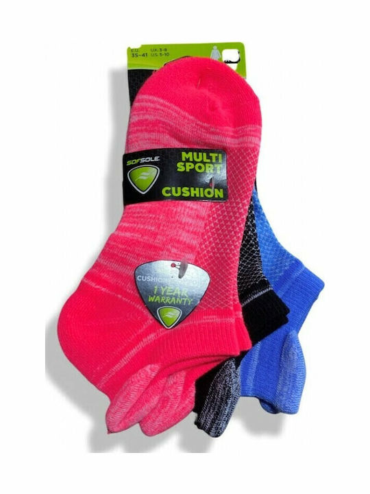 Sofsole Multi Sport Cushion Pink Damen Socken P...