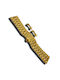 BRACELET 22mm STAINLESS STEEL SOLID GOLD