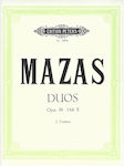 Edition Peters Mazas - Duos Op.39 Παρτιτούρα για Βιολί Vol.2