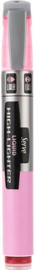 Serve Liquid 187585 Μαρκαδόρος Υπογράμμισης Ροζ 5.5mm