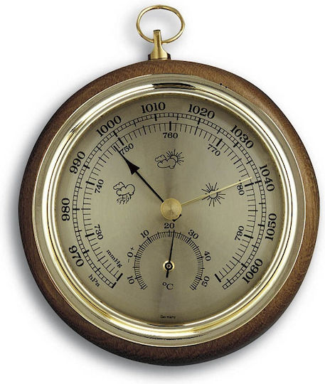 TFA Analog Thermometer for Indoor Use Barometer