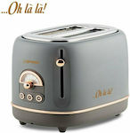 Gruppe TO-0201 Toaster 2 Slots 815W Gray