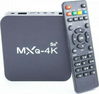 TV Box MXQ 4K 5G 4K UHD με WiFi USB 2.0 4GB RAM και 32GB Αποθηκευτικό Χώρο με Λειτουργικό Android