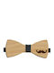 Energiers Kids' Wooden Bow Tie Black