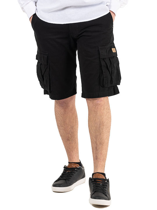 Double Men's Cargo Shorts Black
