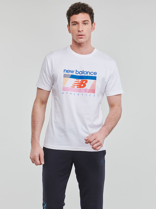 Athletics T-shirt Λευκό