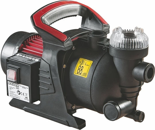 Raider 070152 Einphasig Wasserdruckpumpe Ohne Behälter 600W