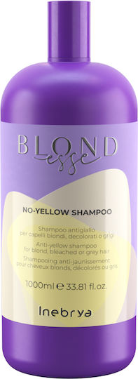 Inebrya Blondesse No Yellow Shampoos Reconstruction/Nourishment & Shine for Coloured Hair 1000ml