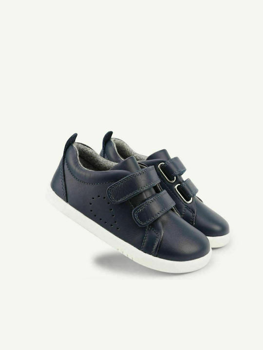 Kids Sneakers with Scratch Navy Blue