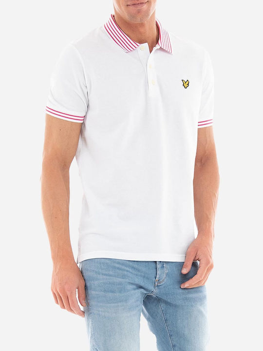 Lyle and Scott Men's Short Sleeve Blouse Polo White