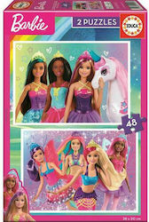 Puzzle pentru Copii Barbie 96buc Educa