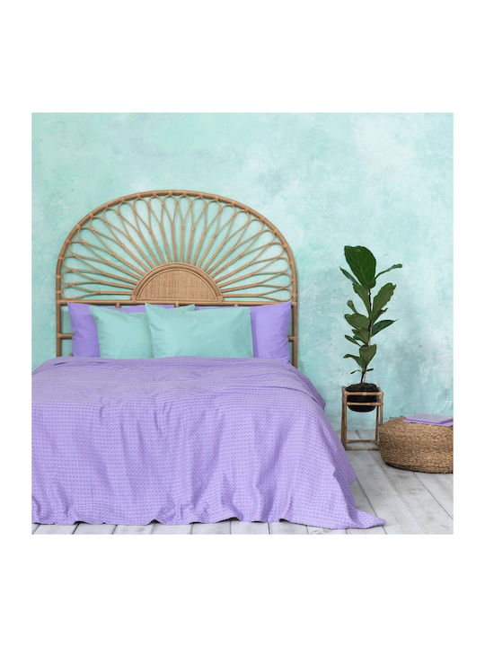 Nima Habit Pique Blanket Single 160x240cm Lavender