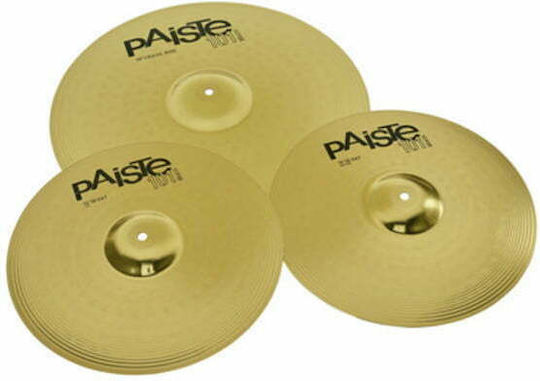 Paiste Cymbals' Set 101 Brass (14" Hi-Hat, 18" Crash/Ride)