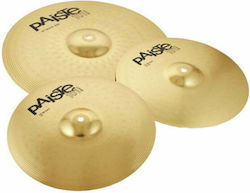 Paiste Σετ Πιατινιών 101 Brass (13" Hi-Hat, 18" Crash/Ride)