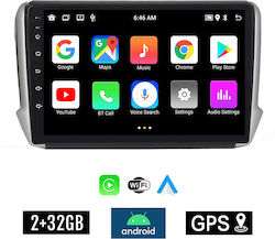 Kirosiwa Ηχοσύστημα για Peugeot 208 2012-2019 με Bluetooth, USB, GPS