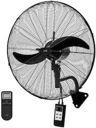 Life WindPro65 Industrieller Ventilator Wandhalterung 210W mit einem Durchmesser von 65cm mit Fernbedienung