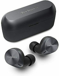 Technics EAH-AZ60 In-ear Bluetooth Handsfree Earphones with Sweat Resistance and Charging Case Blacα