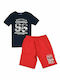 Kids' Set with Shorts Summer 2pcs Navy Blue